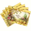 Manteles del Día de la Madre Transfronterizos, Ramos de Flores, Bendiciones de Agradecimiento, Manteles Festivos, Decoración Fotográfica para Restaurantes, Posavasos