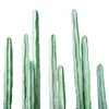 Cactus de simulación grande nórdico en maceta, decoración de escena tropical desértica, bonsái, cactus falso, pilar, regla de medición, adornos
