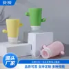 Botella de Silicona Creativa de Cactus para Embotellar 90ml Portátil para Gel de Ducha Limpiador Facial Botella de Presionar con Tapa