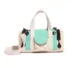 Bolso de hombro color block nuevo 2026, gran capacidad, bolso tote de moda, bolso de nailon casual y ligero, bolso tipo almohada