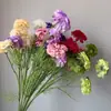 4 flores de pez koi y peonías para bodas, arreglos florales hechos a mano de alta gama para lugares de boda, arreglos de suelo y materiales florales decorativos suaves