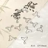 Novo [pingente de prata brilhante] estilo chinês pingente de liga pingente de metal com contas feitas à mão diy pulseira colar acessórios de joias materiais