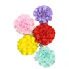 En Stock 4.5cm Clavel de Tela Colorido Cinta Flores Pequeñas Accesorios DIY Flores Artificiales 3D Accesorios para Ropa