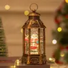 Cross-border nova decoração de Natal luminosa luz noturna neve lâmpada de vento bola de cristal criativo enfeites de presente de Natal