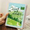 Álbumes de Fotos Pequeños de 55 pulgadas 6 pulgadas Cuatro, Álbumes Conmemorativos de Gran Capacidad, Almacenamiento de Postales Fotográficas de 5 pulgadas, Fotos de Registro de Viajes