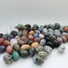 Varios Adornos de Piedra Natural en Forma de Corazón, Luna, Estrella de Cinco Puntas, Huevo, Estrella de Seis Puntas, Manualidades de Cristal con Procesamiento de Color Mixto