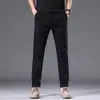 Pantalones Casuales de Algodón Puro Estilo Nuevo 2026 para Hombre, Primavera y Verano, Ajuste Delgado Recto Moderno Versátil Elásticos Largos para Hombre