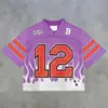 Jerseys Personalizados de Hockey sobre Hielo para Comercio Exterior del Fabricante Original, Merchandising Deportivo de Equipo con Cuello en V, Camisetas para Aficionados, Camisetas Perforadas con Impresión Digital