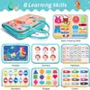 Fieltro de Venta Caliente Transfronterizo Tablero de Aprendizaje de Educación Temprana Montessori Juguete Educativo para Niños Tela No Tejida Libro de Actividades Libro Ocupado Fabricante