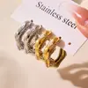 Pendientes de Aro Irregulares en Forma de C con Microincrustaciones de Perla de Concha, Color Esmalte Retro Bloque de Color, Personalizados, para Mujer