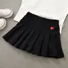 Calça Saia Plissada para Meninas com Shorts de Segurança, Saia Curta Anti-Exposição Infantil Versátil para o Verão, Adequada para Crianças Pequenas, Médias e Grandes, Estilo Coreano