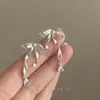 Pendientes de Plata 925 con Perla y Mariposa para Mujer, Nuevo Estilo de Moda, Pendientes Populares de Gama Alta, Venta al por Mayor