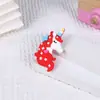Acessórios de chaveiro de unicórnio arco-íris enfeites chaveiro pingente boneca caixa surpresa pequeno presente acessórios de chaveiro diy