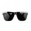 Gafas de sol de moda europeas y americanas para fiestas transfronterizas, inscripción "recién casados", gafas de sol para decoración de bodas del novio