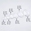 Gema del Tiempo de Forma Ovalada Base de Perla de Vidrio Transparente Parche Accesorios para Joyería DIY Incrustación de Joyería Materiales Hechos a Mano