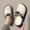 Zuecos para Hombre 2026 Nuevos de Verano para Exterior Antideslizantes Resistentes al Olor Resistentes al Desgaste que Aumentan la Altura con Suela Gruesa de Eva Sandalias de Playa para Hombre