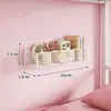 Estanterías de almacenamiento de pared para dormitorios estudiantiles, estantes de pared para dormitorio, cestas de pared para mesita de noche, instalación sin taladro