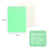 Caderno A7 Livro de Registro de Lição de Casa Portátil Mini Matriz de Pontos Caderno Espiral Bloco de Notas do Aluno Caderno de Bolso com Grade