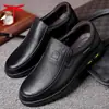 Zapatos de Piel Genuina para Hombres de Mediana Edad y Mayores, Talla Extra Grande, Suela Suave, Transpirables de Piel de Vaca, Zapatos de Papá, Talla Grande, Comercio Exterior, Zapatos para Hombre Aliexpress