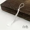 Punta con Borla con Perlas de Simulación Accesorios Hechos a Mano diy Material Punta Colgante Borla para Ropa Estilo Chino