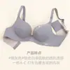 Roupa íntima sem costura feminina peito pequeno push up sem fio peito reto engrossado sutiã suporte superior ajustável sutiã de peça única