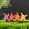 Paisaje en miniatura bonsái material DIY maceta de jardinería suculenta adornos pequeños animales pequeños creativos decoraciones de plantas en maceta