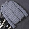 Chaqueta ligera de algodón acolchado para otoño e invierno de 2022, nueva chaqueta de invierno informal ligera para jóvenes con cuello alto y talla grande para hombre