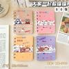 Caderno Pequeno Mochi, Caderno Pequeno, Caderno Espiral Fofo de Desenho Animado, Caderno Calça com Bolso Aba Destacável de Folhas Soltas, Bloco de Notas para Menina Menino