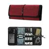 Bolsa para Cabos de Dados Rpet Nylon Transfronteiriça Bolsa para Fones de Ouvido Cosméticos Nylon Bolsa para Cosméticos Poliéster Rpet Fábrica de Personalização