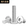 Tornillos para Muebles de Zinc Blanco de Cabeza Hexagonal Avellanada Tornillos de Cabeza Plana Biselada Tornillos Electromecánicos para Muebles M4M5M6M8M10