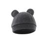 Chapéu de Bebê Infantil Estilo Comércio Exterior 2024 Chapéu para Recém-Nascido Camada Única Cor Sólida Primavera Outono Chapéu com Orelhas do Mickey Fofo