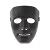 Máscara de Muerte Gruesa de Calle para Danza Hip Hop Fantasma Blanco Negro V-word Máscara de Rostro Completo para Performance de Halloween