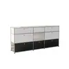 Aço Inoxidável Nórdico Luxo Leve Gabinete Modular Combinado Armário de Armazenamento para Escritório Gabinete Decorativo Lateral Estilo Antigo USM Gabinete de Balde Estilo Coreano