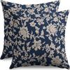 Fronha Floral Retrô Mais Vendida Transfronteiriça Almofada Creme Estilo Country Amazon Almofada Decorativa para Sofá de Casa Mesinha de Cabeceira
