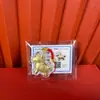 2026 Año del Caballo Colgante de Caballo de Oro Puro 999, Llavero de Riqueza Instantánea, Portallaves para Coche, Accesorio para Teléfono, Regalo
