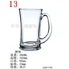 Copo com alça transparente resistente ao calor Copo de vidro com alça Copo de água Copo de bolha Copo de cerveja Copo de cerveja de chope de grande capacidade Copo para bebidas