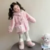 Chaqueta de Polar para Niña Invierno 2025 Nueva de Moda Suéter Cálido de Piel para Niños Bebé Niña Invierno Top Engrosado