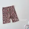 Leggings ajustados con estampado de leopardo y Gato Kt, estilo coreano, nuevos, para el verano de 2026, para niñas