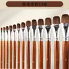 Conjunto de Pincéis Gouache de Pelo de Lobo, Pincéis para Tinta Acrílica, Pincéis para Tinta a Óleo, Pincéis Especiais para Aquarela para Estudantes de Arte, Pintura Artística com Gouache