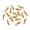 Dijes para Colgantes de Corazón, Flor, Animal, Estrella, Hoja, Pimienta, Hechos por Ti Mismo, Acero Inoxidable Chapado en Oro Real Ecológico, Joyería