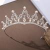Coroa Tiara Infantil Acessórios de Cabelo para Meninas Faixa Grande de Pérola Coreana Acessórios de Performance para Aniversário de Princesa Conto de Fadas