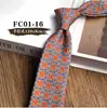 Gravata Impressa Estilo Retro Hong Kong 8cm Amarrada à Mão para Casamento Masculino, Apresentação, Uso Diário, Acessórios para Terno Formal