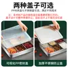 Caja de Condimentos Comercial Multicompartimento, Recipiente de Acero Inoxidable Espesado para Condimentos de Cocina, Caja de Ingredientes en Polvo para Venta Ambulante
