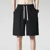 Jinpu Clothing Shorts Masculinos de Verão Casuais Largos Respiráveis Seda de Gelo Finos Shorts Esportivos de Basquete