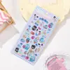 Nuevas Pegatinas Infantiles de Sanrio Pegatinas de Relieve Estéreo 3D Pegatinas de Cristal de Piedras Preciosas para Funda de Teléfono Móvil Lindas para Manualidades DIY