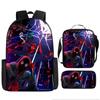 Mochila escolar periférica de Spider-Man para niños y estudiantes de entrega rápida transfronteriza, mochila de hombro, juego de tres piezas