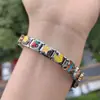 Pulseras de Empalme Módulo Italiano DIY de Alta Venta Transfronteriza para Hombres y Mujeres Joyería de Acero de Titanio que No se Desvanece Procesamiento y Personalización de Joyería