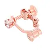 Convertidor de Pendiente de Oreja a Clip de Oreja Zirconia Microincrustada Clip de Oreja de Tornillo Pendientes Sin Agujeros en las Orejas Accesorios de Joyería DIY