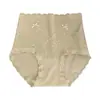 5442 # Malla de encaje jacquard estilo francés con inserciones de algodón fino de 40 hilos de cintura alta 10A entrepierna antibacteriana bragas para mujer algodón puro antibacteriano