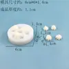 Molde de Silicona Mult Pieza para Decorar con Crema, Fondant de Uva Verde, Chocolate y Resina, Molde para Hornear de Grado Alimenticio